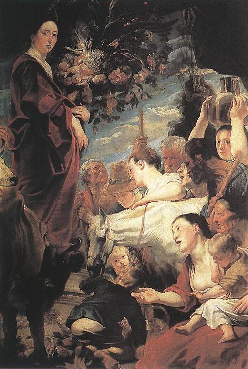 JORDAENS, Jacob Assumption of the Virgin d oil painting image